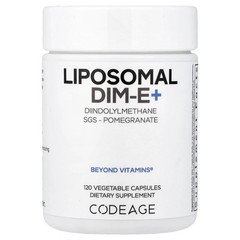 2 X Codeage, Liposomal DIM-E+, 120 Vegetable Capsules