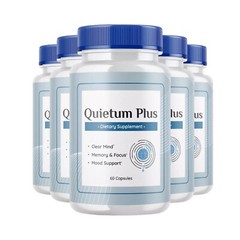5-Pack Quietum Plus, Quietum Tinnitus Relief & Reduced Ear Ringing -300 Capsules