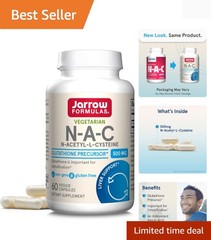 N-A-C 500 mg Antioxidant Supplement – 60 Vegetarian Capsules for Daily Wellness