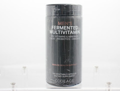 Codeage Mens Organic Fermented 25+ Vitamins, Minerals Multivitamin; 120 Capsules
