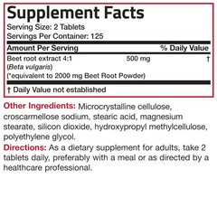 Bronson Beet Root Extra Strength, Non-GMO, 250 250 Count (Pack of 1)